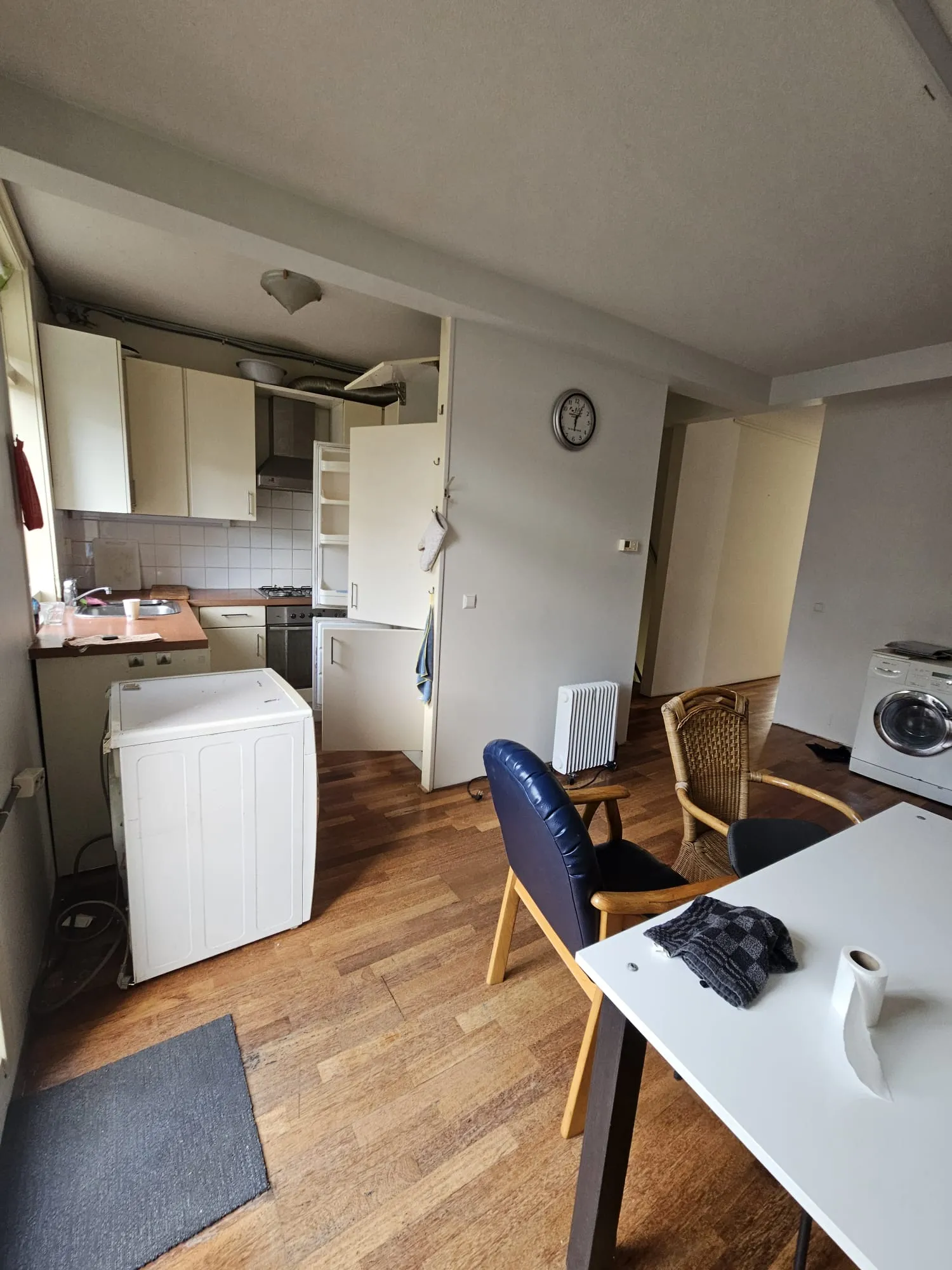 Woonkeuken vóór de renovatie